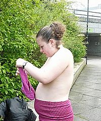 Amateur Fattys Public Nudity