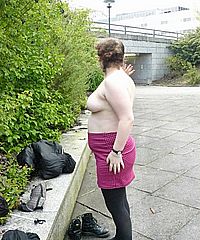 Amateur Fattys Public Nudity
