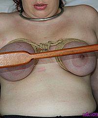 BBW Nimues Breast Spanking